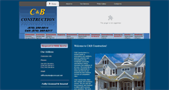 Desktop Screenshot of candbconstruction.net